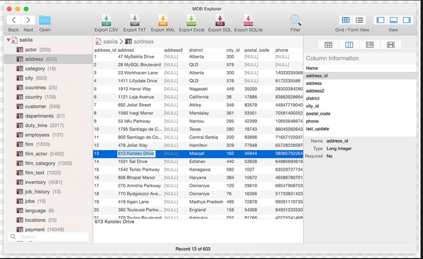 best free database software for mac